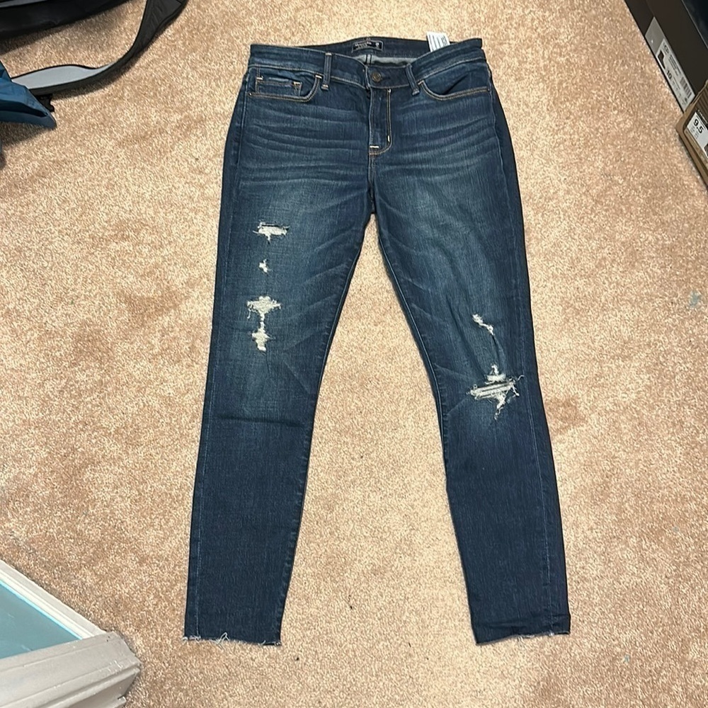 Abercrombie and fitch Harper ankle jeans size 26
